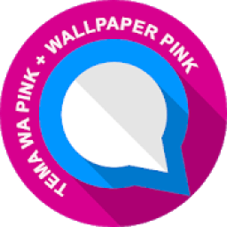 Tema Wa Pink Transparan Wallpaper आइकन