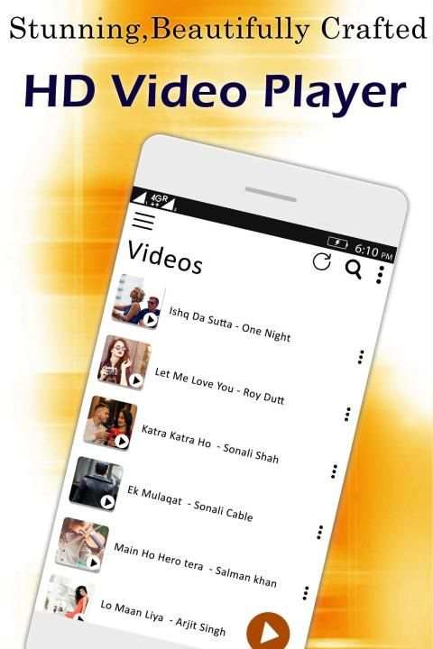 HD Video Player 2019 - 4K HD Video Player 2019 स्क्रीनशॉट 5