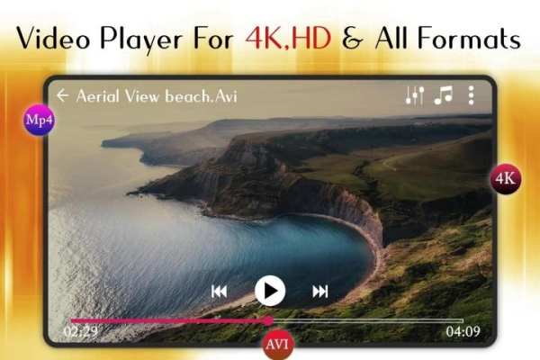 HD Video Player 2019 - 4K HD Video Player 2019 स्क्रीनशॉट 8