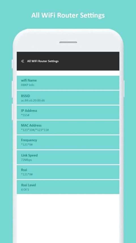 All Wifi Router Settings स्क्रीनशॉट 3
