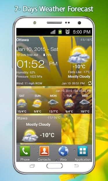 Weather: Clock and Widget screenshot 6