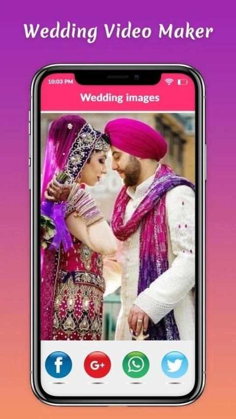 Wedding Video Maker with Song स्क्रीनशॉट 1