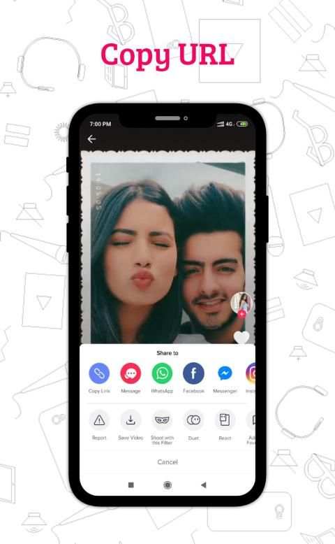 Video Downloader For TikTok स्क्रीनशॉट 3