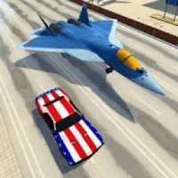 Extreme Car Racing Vs Runway Jets