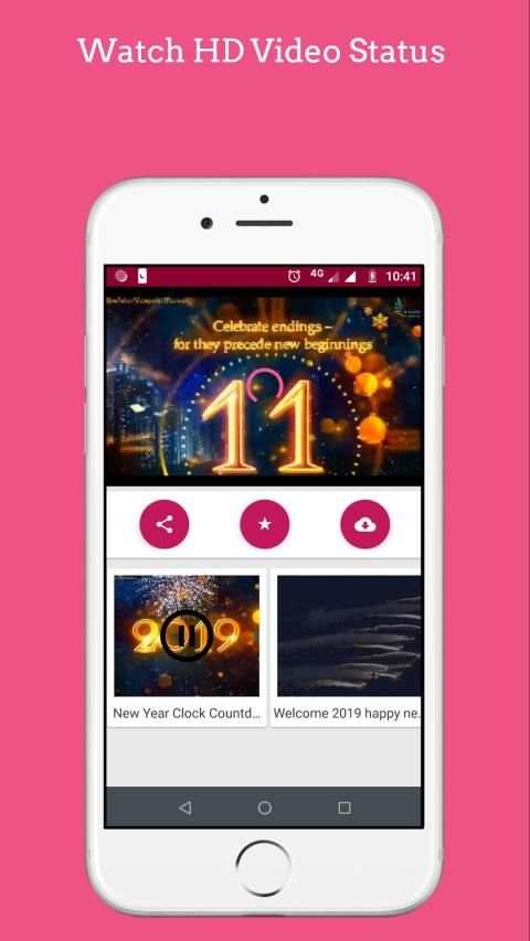 New Year Video Status 2019- Video Songs स्क्रीनशॉट 2