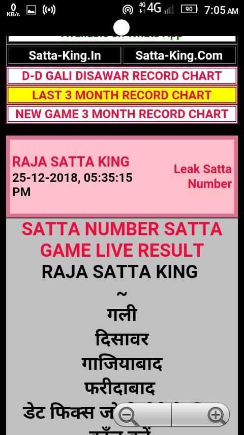 Satta king result,chart-सट्टा किंग रिजल्ट 2019 screenshot 3