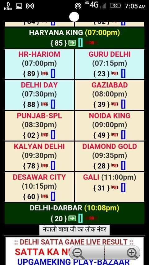 Satta king result,chart-सट्टा किंग रिजल्ट 2019 screenshot 4