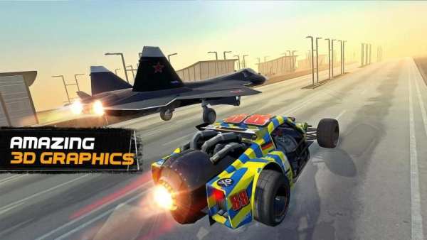 Extreme Car Racing Vs Runway Jets स्क्रीनशॉट 5