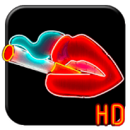 ikon Neon Mouth Light APUS Live Wallpaper