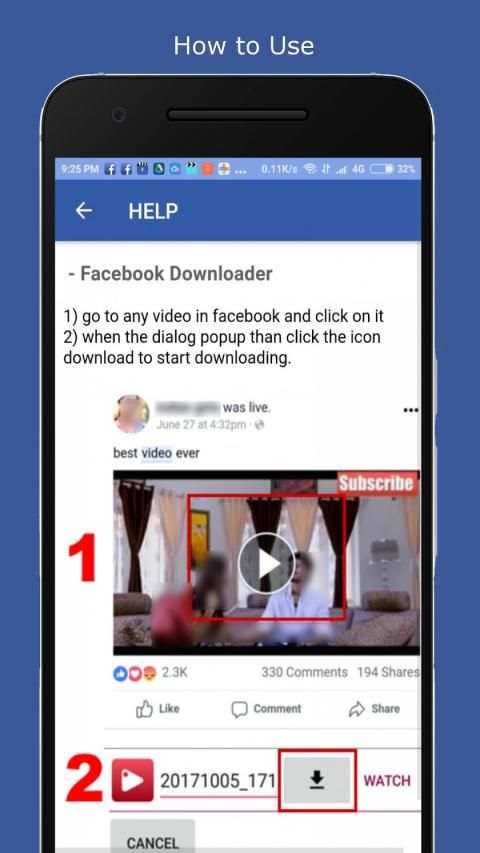 Videoly : Video Downloader for facebook * screenshot 4