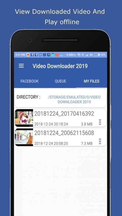 Videoly : Video Downloader for facebook * screenshot 3