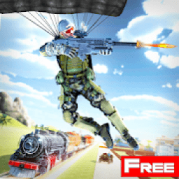 Train Shooting Game: Free Fire Train Gold Robbery आइकन