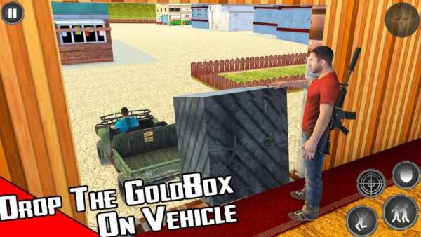 Train Shooting Game: Free Fire Train Gold Robbery स्क्रीनशॉट 17
