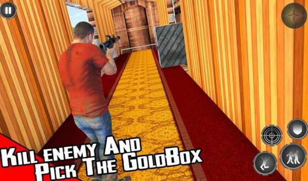 Train Shooting Game: Free Fire Train Gold Robbery स्क्रीनशॉट 3
