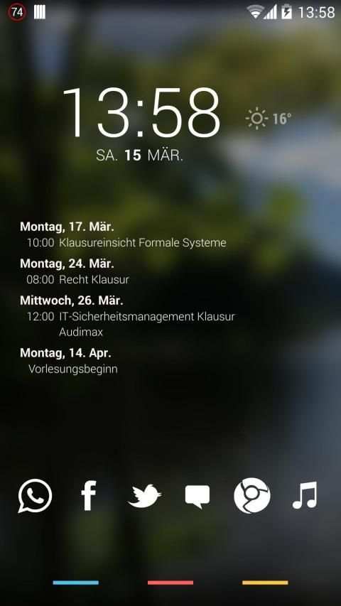 Simple Calendar Widget screenshot 7