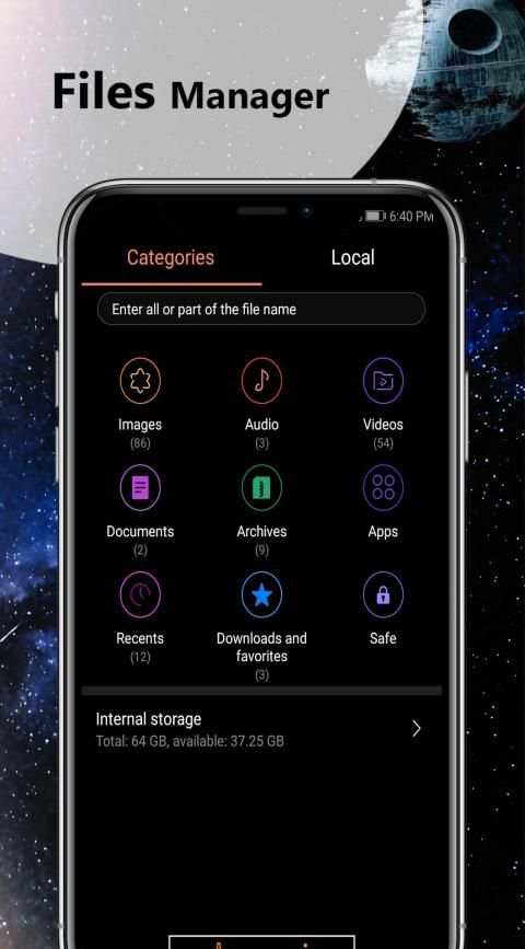 S10 Dark One Ui Theme screenshot 4