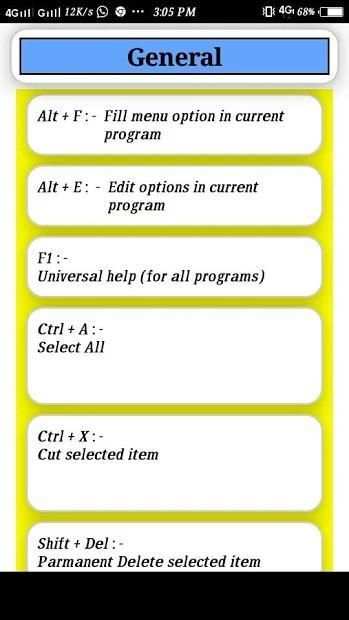 Computer Shortcut key for new learner screenshot 5