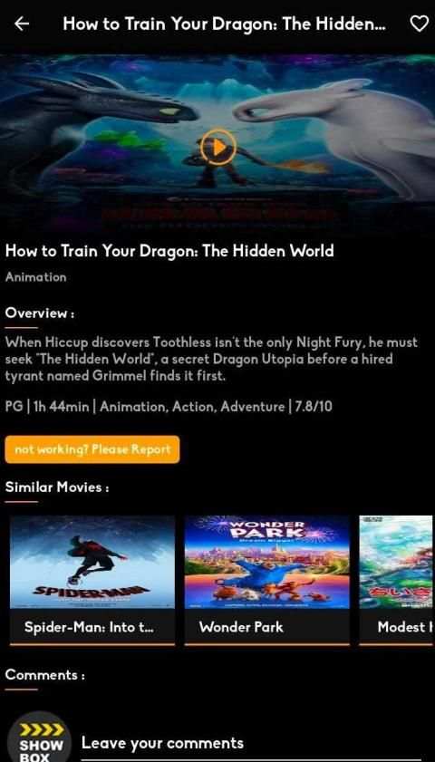 ShowMovies Box of HD screenshot 2