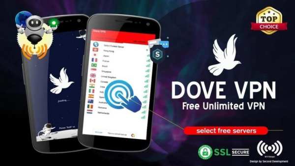 Dove VPN - Free Unlimited VPN screenshot 2