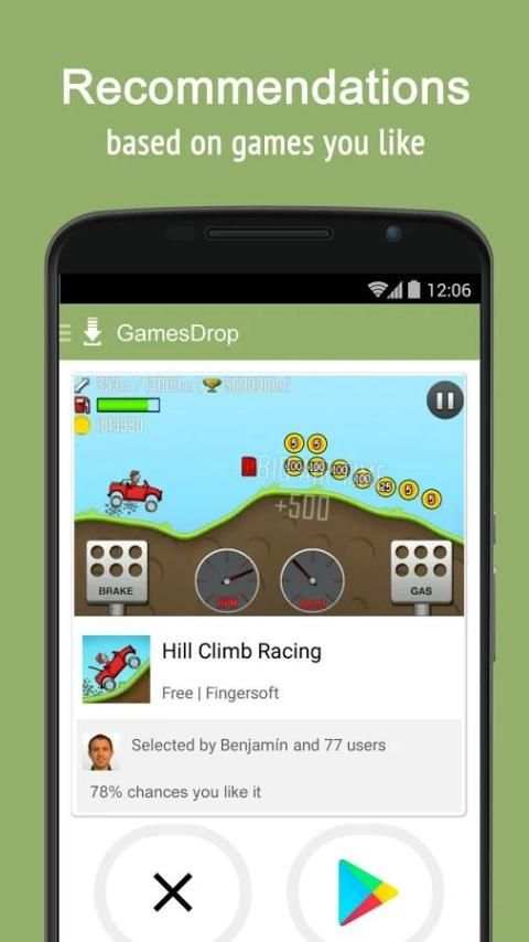 GAMESdrop - Games recommender screenshot 1