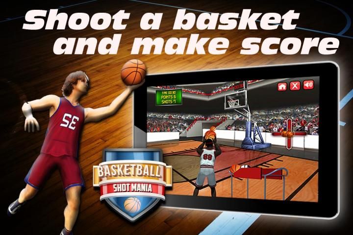 Basketball Shot Mania स्क्रीनशॉट 1