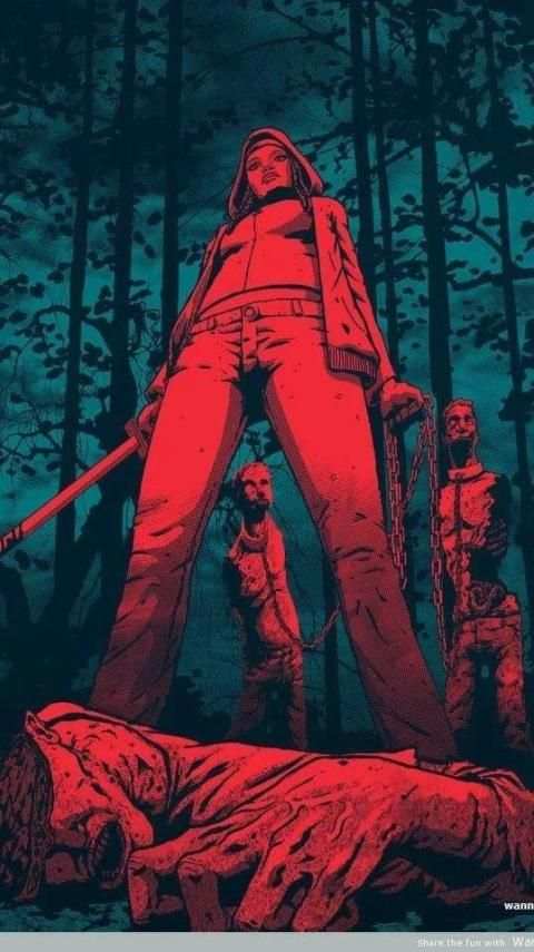 Walking Dead Wallpapers for Phone स्क्रीनशॉट 1