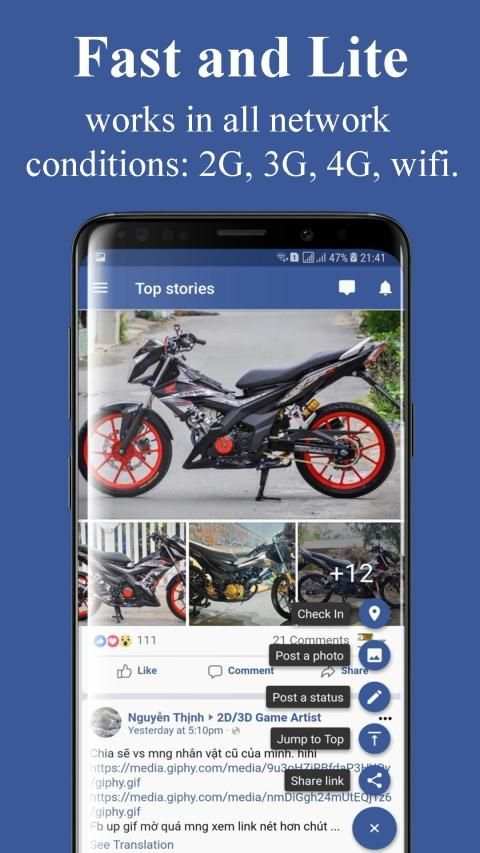 Lite Messenger - Mini Messenger screenshot 4