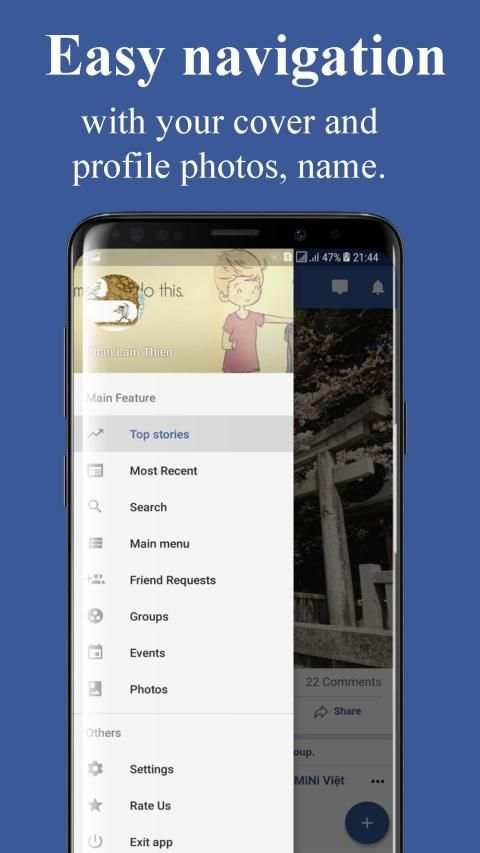 Lite Messenger - Mini Messenger screenshot 2