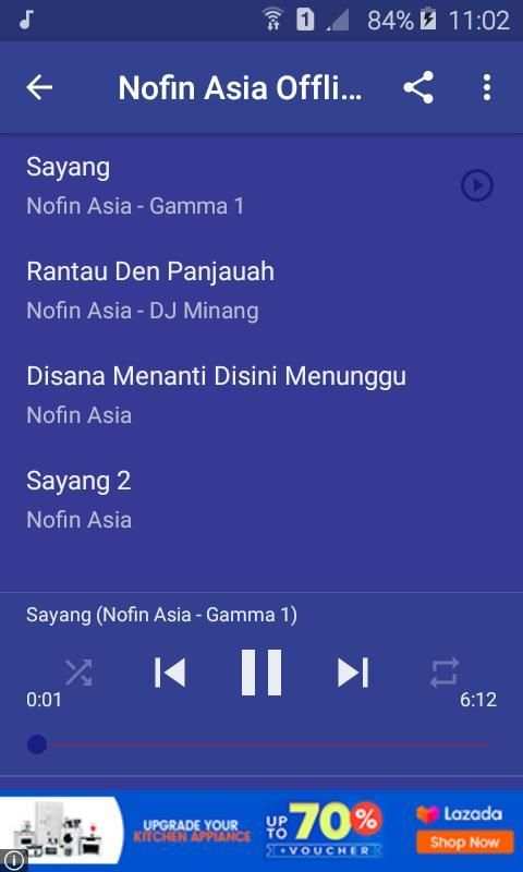 Kumpulan Lagu Nofin Asia Offline screenshot 2