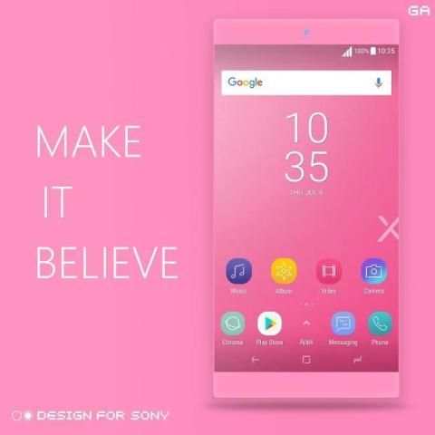 GALAXY XPERIA Theme | JUST PINK *Tema SONY Xperia screenshot 4