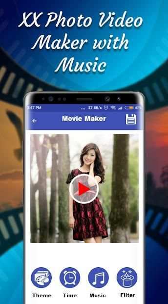 XX Video Maker 2018 - XX Photo Video Maker 2018 स्क्रीनशॉट 1