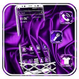 Purple Silk Launcher Theme