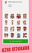 Kiss Sticker for WhatsApp (WASTickerApp) स्क्रीनशॉट 2
