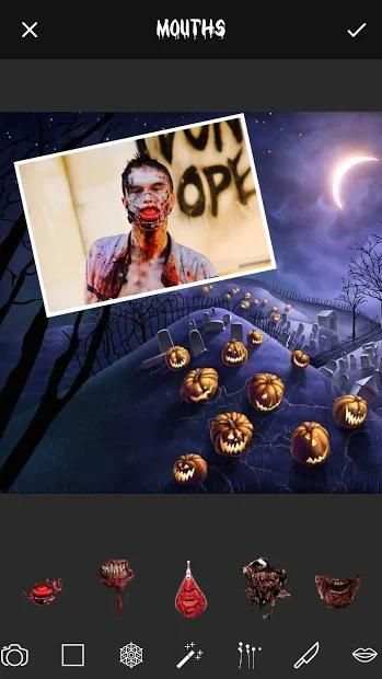 Scary Camera Collage Maker स्क्रीनशॉट 4