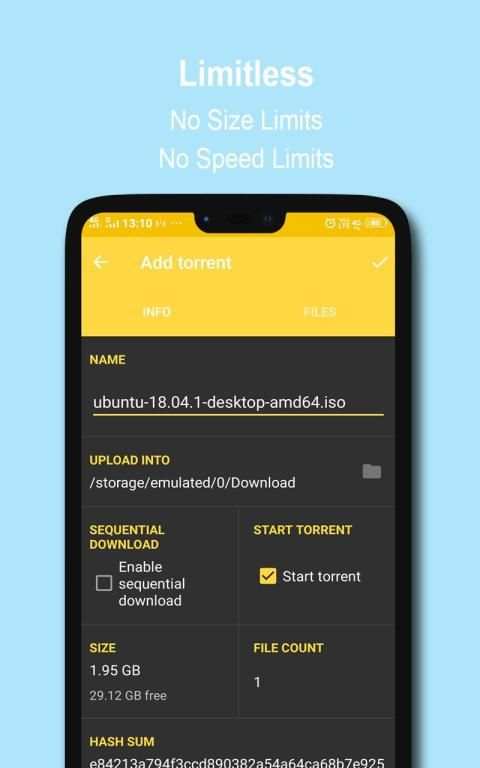 BeeTorrent - Torrent Downloader स्क्रीनशॉट 3
