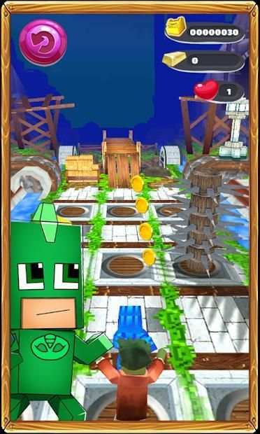Subway PJ Temple Masks Craft Run screenshot 3
