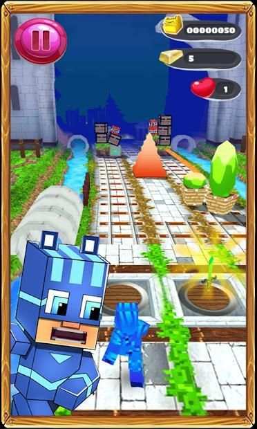 Subway PJ Temple Masks Craft Run screenshot 4