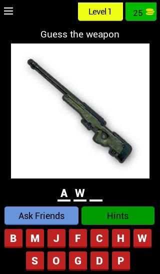 Guess PUBG Items screenshot 42