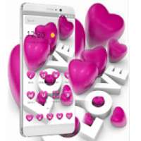 Pink Heart Love Romantic Theme on 9Apps