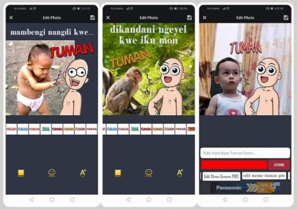 Edit Meme Tuman PRO screenshot 1