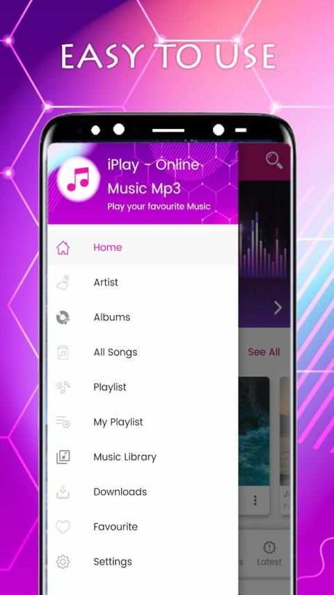 iPlay - Online Music Mp3, Music Player screenshot 1