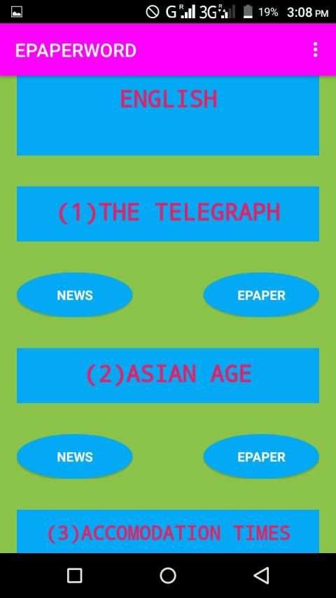 NEWPAPER WORLD-READ ONLINE NEWSPAPER screenshot 1
