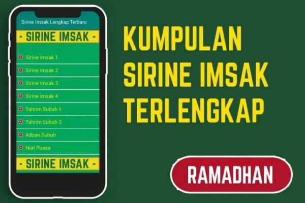 Sirine Imsak Lengkap Terbaru screenshot 2