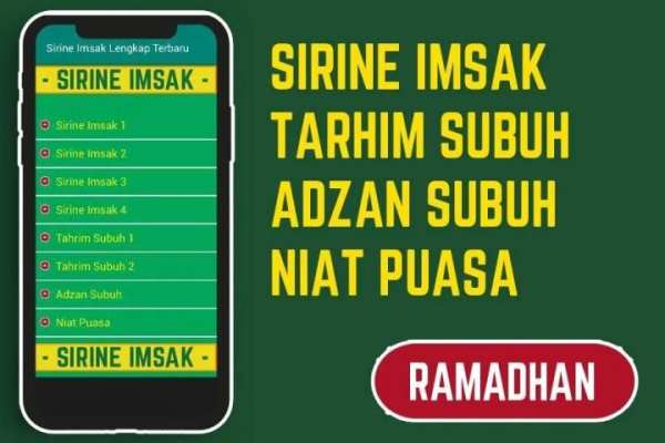 Sirine Imsak Lengkap Terbaru screenshot 1