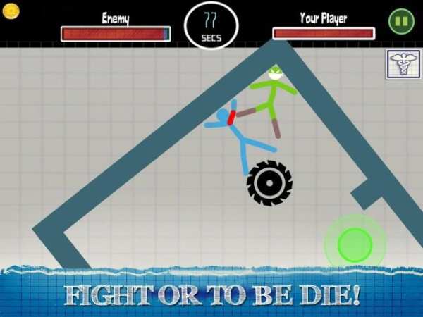 Stickman Fighting games - 2 player Warriors Games स्क्रीनशॉट 2