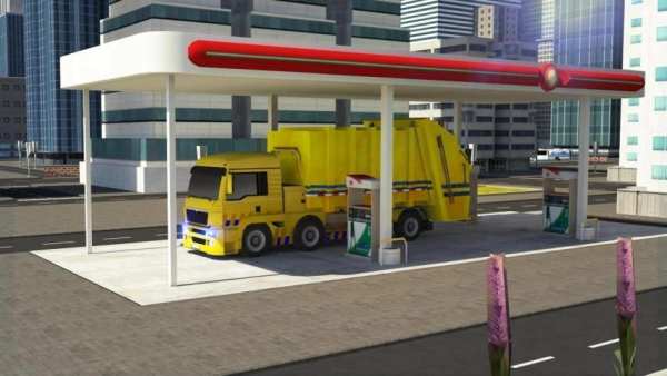 Trash Truck Driving Simulator 2018 screenshot 3
