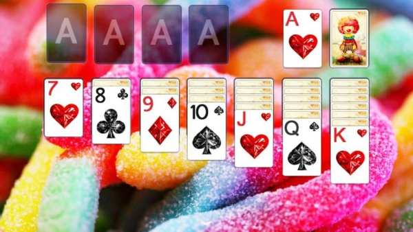 Solitaire Sweet Candy Theme स्क्रीनशॉट 2