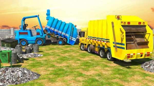 Trash Truck Driving Simulator 2018 screenshot 5