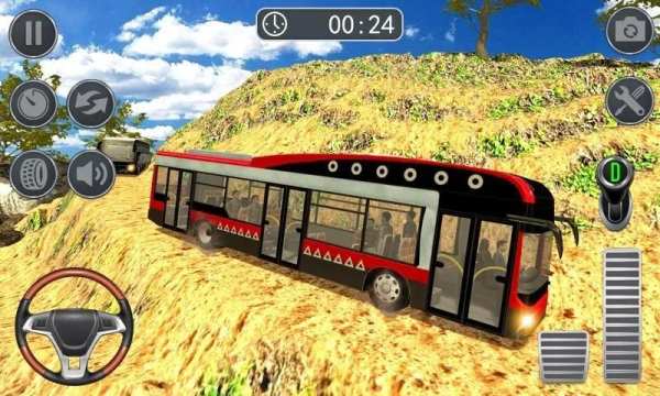 Hill Bus Climbing Sim 2019 - Offroad Bus Driving screenshot 3