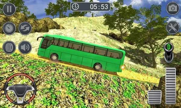Hill Bus Climbing Sim 2019 - Offroad Bus Driving screenshot 1